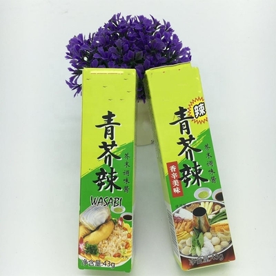 辛口なホースレディッシュパスタ 43G*10 ワサビの棒 スーシソースのためのパスタ