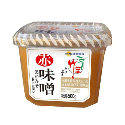 500g 伝統的な生塩ミソペースト 無料 オーダーメイドロゴ ソーヤ豆ペーストミソ