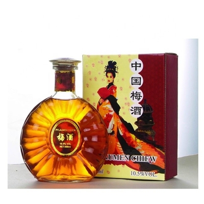 保証 720ml オーダーメイド 中国 グリーン ウメシュ プラム サケ 500ml 発酵した果物ワイン