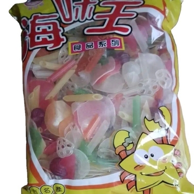生かず 乾燥した赤色ペレット ポテトチップス CRISPY PAOSI 混合 膨らんだ胚材料