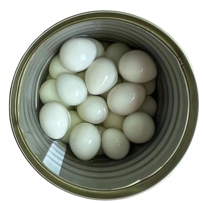 425g シャンドングの顧客要求のために煮た缶バッジのクワイル卵