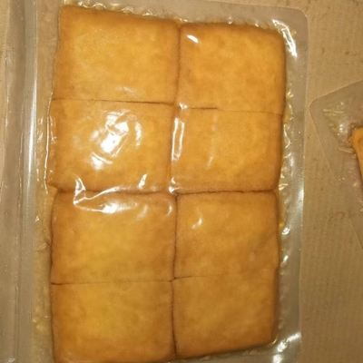 凍結したAJITSUKE ソーヤ豆 CURD HACCP認定 伝統的な調味料を添えたイナリ豆腐