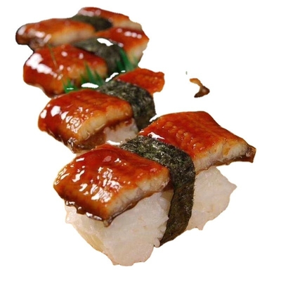 凍結した焼いたウナギイール 完璧な食材