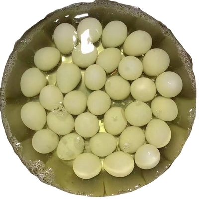 高タンパク質 新鮮食用卵 茶色と白色 煮た425g 缶詰 塩漬けのクワイル卵